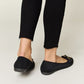 Forever Link Stepping Out Metal Buckle Flat Loafers