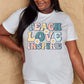 Simply Love TEACH LOVE INSPIRE Graphic Cotton T-Shirt