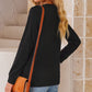 Sunset Walk Round Neck Long Sleeve Top
