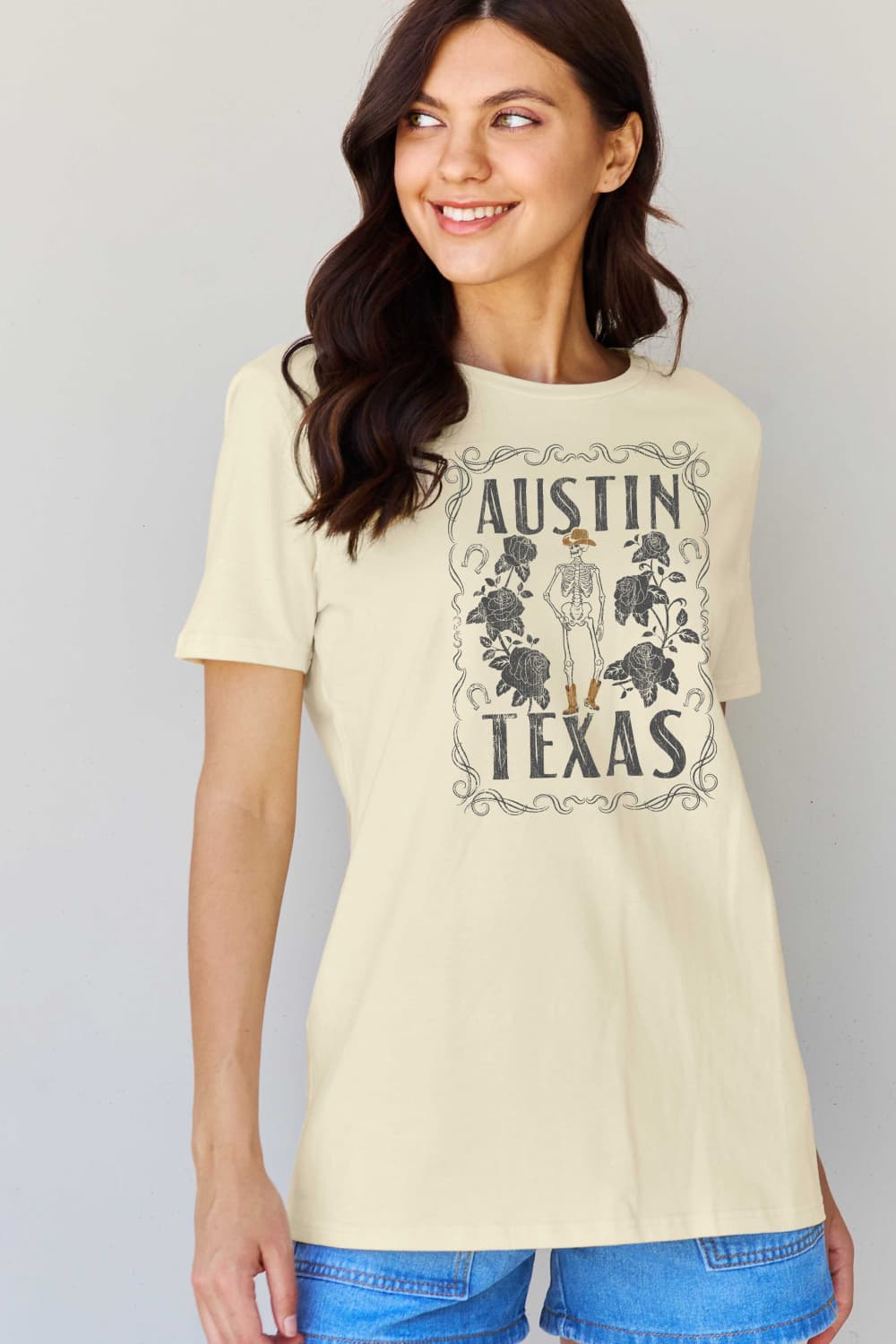Simply Love AUSTIN  TEXAS Graphic Cotton T-Shirt
