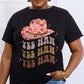 Simply Love YEE HAH YEE HAH YEE HAH Graphic Cotton Tee