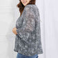Melody Slithering Through Snake Print Chiffon Kimono