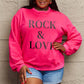 Simply Love ROCK ＆ LOVE Graphic Sweatshirt