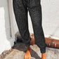 Double Take Everyday Vibes Leopard Print Joggers with Pockets