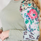 Hailey & Co Embracing Wildflowers Printed Blouse