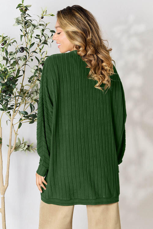 Basic Bae At First Sight Ribbed Cocoon Cardigan