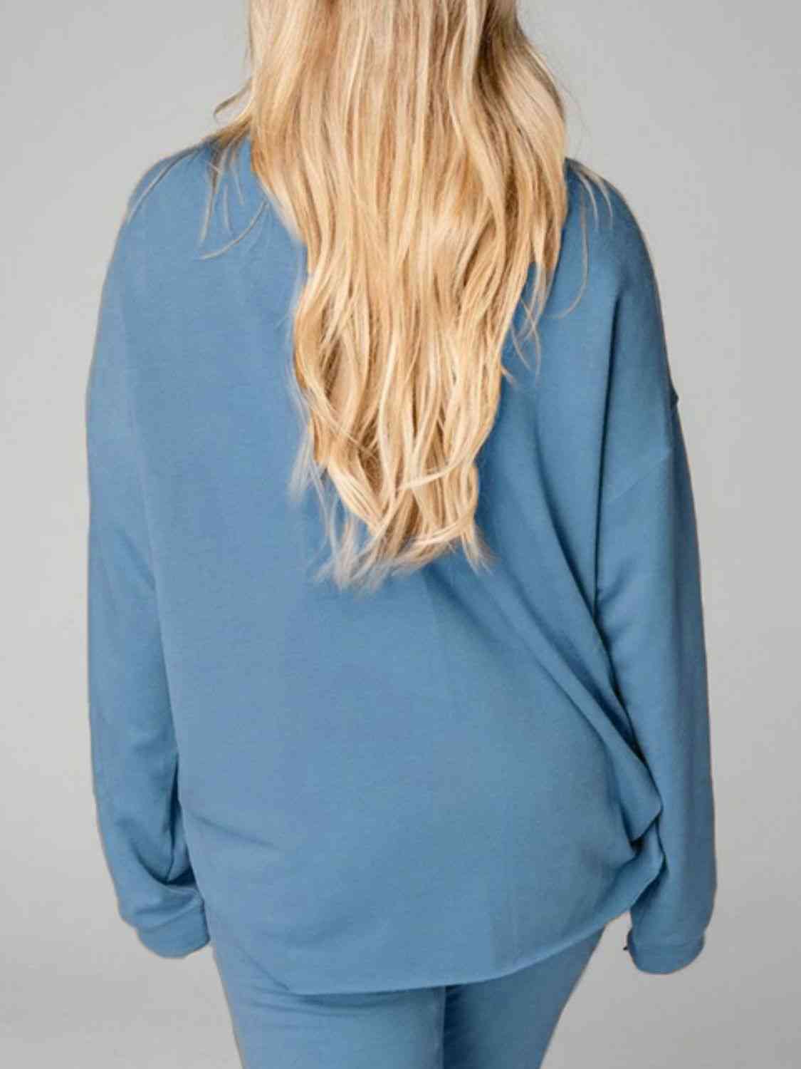 Me, Myself And I Distressed Sweatshirt and Joggers Set