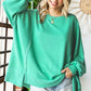 First Love Mint Conviction Exposed Seam Blouse