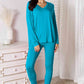 Basic Bae Ready To Unwind V-Neck Soft Rayon Long Sleeve Top and Pants Lounge Set