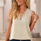 Lashes Are Better Eyelash Lace V-Neck Tank Top