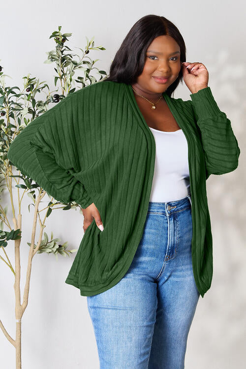 Basic Bae At First Sight Ribbed Cocoon Cardigan