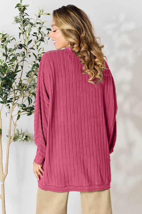 Basic Bae At First Sight Ribbed Cocoon Cardigan