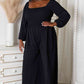 Double Take Twilight Square Neck Jumpsuit with Pockets