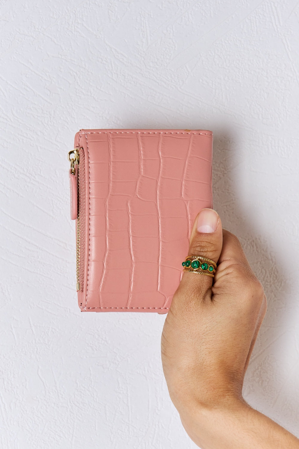 David Jones Through Thick & Thin Texture PU Leather Mini Wallet