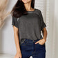 Zenana Small Pleasures Round Neck Raglan Sleeve T-Shirt