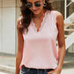 Lashes Are Better Eyelash Lace V-Neck Tank Top