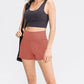 Rise And Grind Wide Waistband Sports Shorts with Pockets