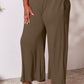 Double Take Phenomenally Me Smocked Wide Waistband Wide Leg Pants