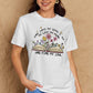 Simply Love Books, Flowers, Soul Graphic Cotton Tee