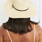 Fame Boho Summer Straw Fedora Hat