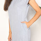 Double Take Never A Dull Moment Short Sleeve Front Slit Hooded Dress