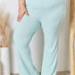 RISEN All Day Mint High Waist Ultra Soft Knit Flare Pants