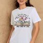 Simply Love Books, Flowers, Soul Graphic Cotton Tee