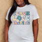 Simply Love TEACH LOVE INSPIRE Graphic Cotton T-Shirt