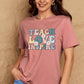Simply Love TEACH LOVE INSPIRE Graphic Cotton T-Shirt