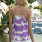 Purple is the Full Circle Tie-Dye Two-Tone Cami