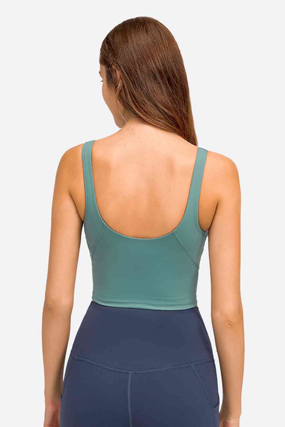 Cherished Deep V-Neck Crop Sports Bra