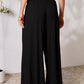 Double Take Phenomenally Me Smocked Wide Waistband Wide Leg Pants