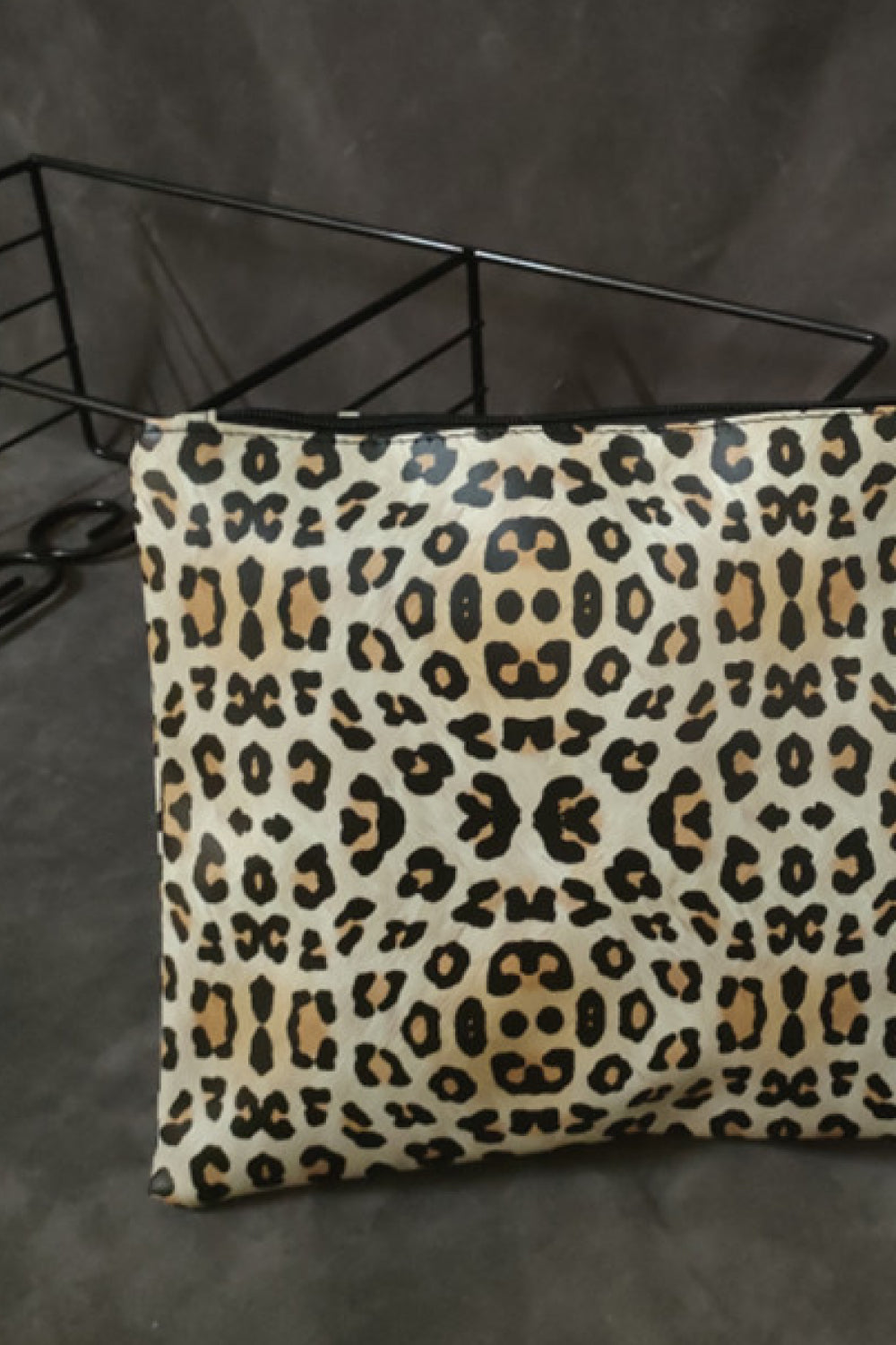 On The Prowl Leopard PU Leather Clutch