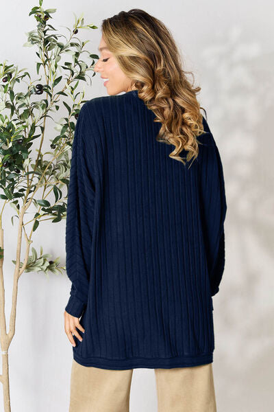 Basic Bae At First Sight Ribbed Cocoon Cardigan