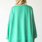 First Love Mint Conviction Exposed Seam Blouse