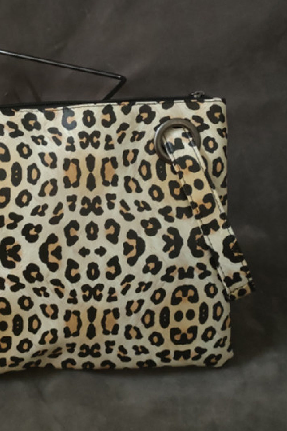 On The Prowl Leopard PU Leather Clutch