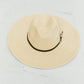 Fame Boho Summer Straw Fedora Hat