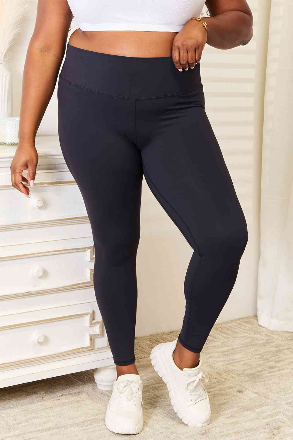 Double Take Best Of You Wide Waistband Sports Leggings