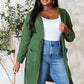 Basic Bae Falling For Memories Ribbed Open Front Long Sleeve Cardigan