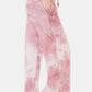 Leggings Depot Glam and Chill Buttery Soft Printed Drawstring Pants in Pink