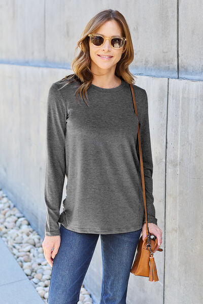 Basic Bae Take Me Anywhere Long Sleeve Top