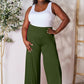 Double Take Phenomenally Me Smocked Wide Waistband Wide Leg Pants