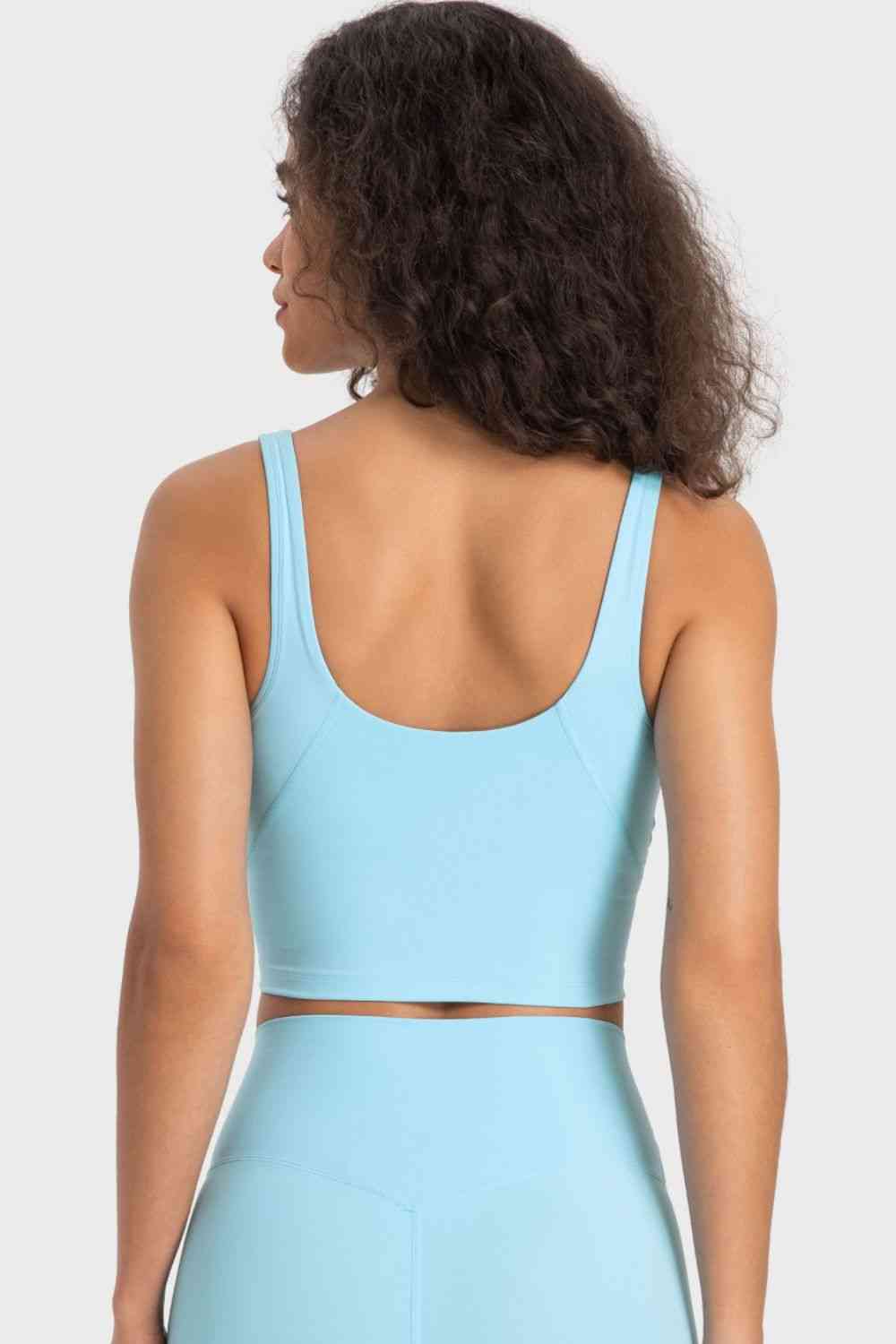 Cherished Deep V-Neck Crop Sports Bra