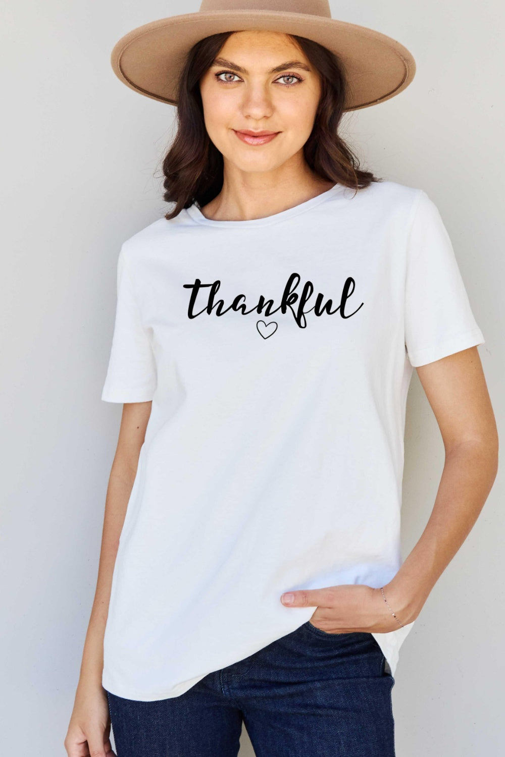 Simply Love THANKFUL Graphic T-Shirt