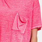 Zenana Relaxed Street Pocketed T-Shirt