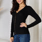 Zenana Memories V-Neck Long Sleeve Cardigan