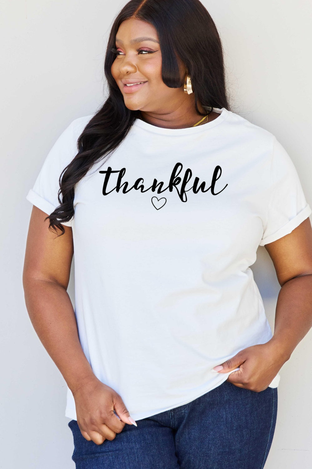 Simply Love THANKFUL Graphic T-Shirt