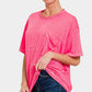 Zenana Relaxed Street Pocketed T-Shirt