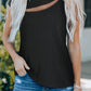 Pandora Ribbed Round Neck Cutout Top