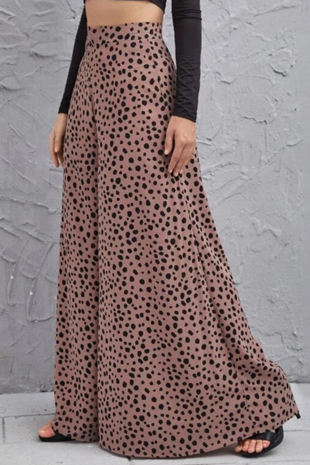 On The Prowl Animal Print High-Rise Culottes